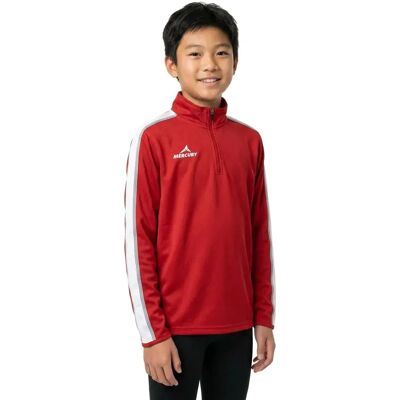 Mercury Equipment Sweat à Demi-zip Interlock London Red / White 14 Années - Publicité Mercury Equipment Sweat à Demi-zip Interlock London Red / White 14 Années - Publicité