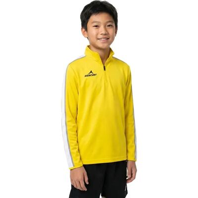 Mercury Equipment Sweat à Demi-zip Interlock London Yellow / White 10 Années - Publicité Mercury Equipment Sweat à Demi-zip Interlock London Yellow / White 10 Années - Publicité