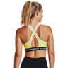 Under Armour Crossback Sports Top Medium Support Jaune L Femme