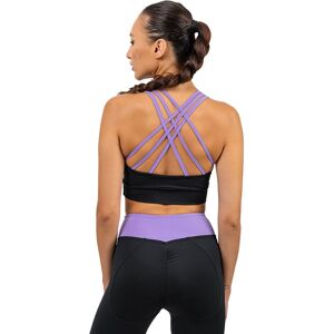 Nebbia Padded Signature Sports Top High Support Violet M Femme