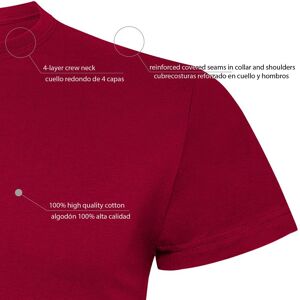 Kruskis Born To Train Short Sleeve T-shirt Rouge 3XL Homme - Publicité