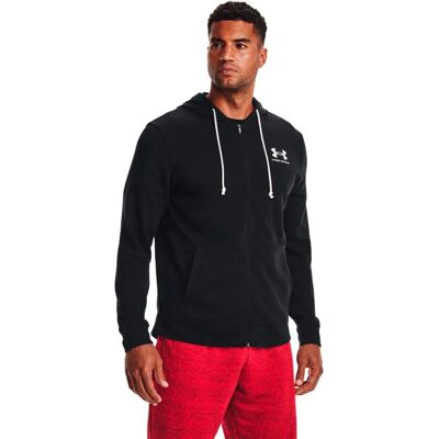 Under Armour Sweat-shirt à Zip Rival Terry Lc Black / Onyx White XL - Publicité Under Armour Sweat-shirt à Zip Rival Terry Lc Black / Onyx White XL - Publicité