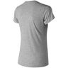 New Balance Essentials Stacked Logo Short Sleeve T-shirt Gris S Femme