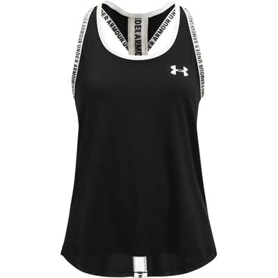 Under Armour T-shirt Sans Manches Knockout Black / White 6-8 Années - Publicité Under Armour T-shirt Sans Manches Knockout Black / White 6-8 Années - Publicité