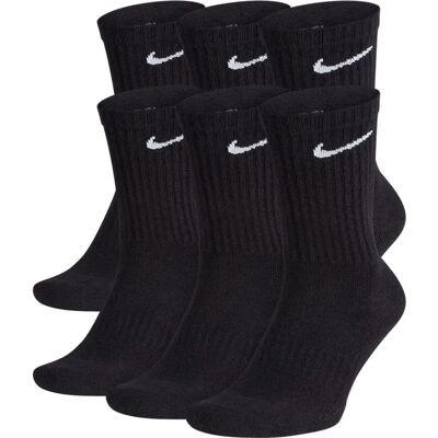 Nike Chaussettes Crew Everyday Cushion Band 6 Paires Black / White EU 46-50 - Publicité Nike Chaussettes Crew Everyday Cushion Band 6 Paires Black / White EU 46-50 - Publicité