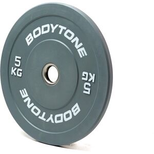 Bodytone Rubber Bumper Plate 5kg Argenté 5 kg