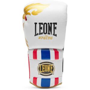 Leone1947 Gants De Boxe Artificiels Cuir Thai Style White 10 oz - Publicité Leone1947 Gants De Boxe Artificiels Cuir Thai Style White 10 oz - Publicité