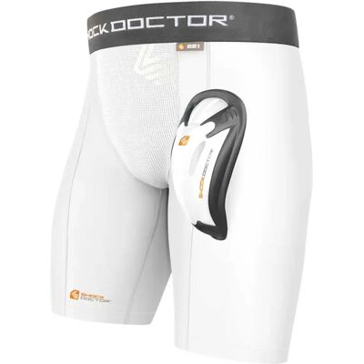 Shock Doctor Protège-aine Core Compression Bioflex White L - Publicité Shock Doctor Protège-aine Core Compression Bioflex White L - Publicité