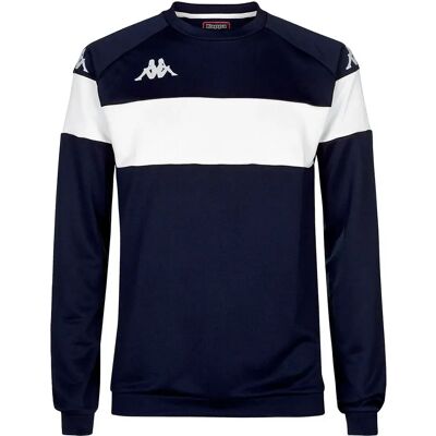 Kappa Sweat-shirt Dido Blue Marine / White L - Publicité Kappa Sweat-shirt Dido Blue Marine / White L - Publicité