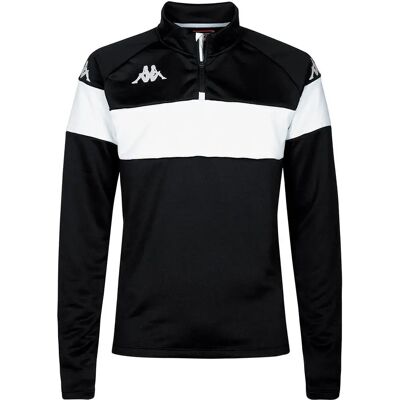 Kappa Sweat à Demi-zip Dovare Black / White L - Publicité Kappa Sweat à Demi-zip Dovare Black / White L - Publicité