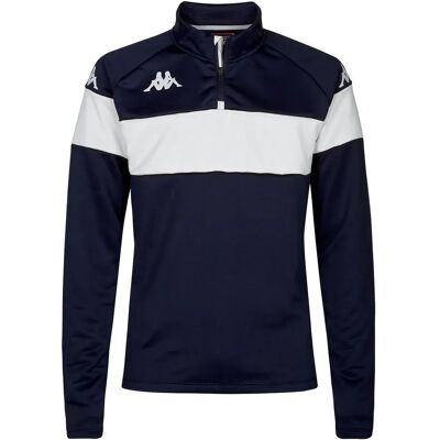 Kappa Sweat à Demi-zip Dovare Blue Marine / White S - Publicité Kappa Sweat à Demi-zip Dovare Blue Marine / White S - Publicité