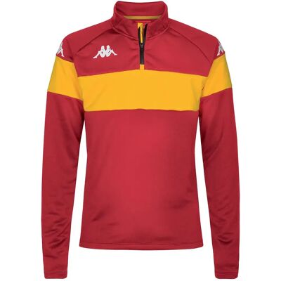 Kappa Sweat à Demi-zip Dovare Red / Yellow Chrome M - Publicité Kappa Sweat à Demi-zip Dovare Red / Yellow Chrome M - Publicité