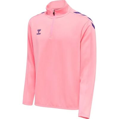 Hummel - hmlCORE XK HALF ZIP POLY SWEAT - Cotton Candy - Publicité Hummel - hmlCORE XK HALF ZIP POLY SWEAT - Cotton Candy - Publicité