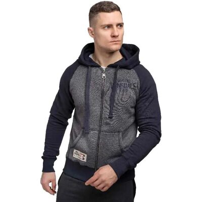 Lonsdale Sweat-shirt à Zip Slough Navy XL - Publicité Lonsdale Sweat-shirt à Zip Slough Navy XL - Publicité