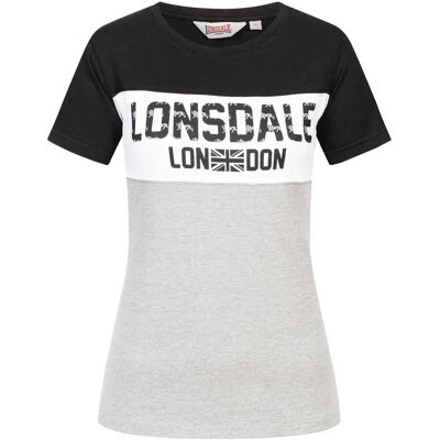 Lonsdale T-shirt à Manches Courtes Tallow Black / Marl Grey / White L - Publicité Lonsdale T-shirt à Manches Courtes Tallow Black / Marl Grey / White L - Publicité