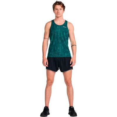 2xu T-shirt Sans Manches Light Speed Glc / Silver Reflective XL - Publicité 2xu T-shirt Sans Manches Light Speed Glc / Silver Reflective XL - Publicité