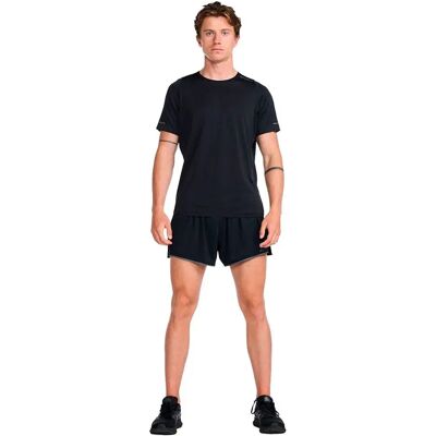 T-Shirt Speed Tech Noir 2XU - Fitness - Publicité T-Shirt Speed Tech Noir 2XU - Fitness - Publicité