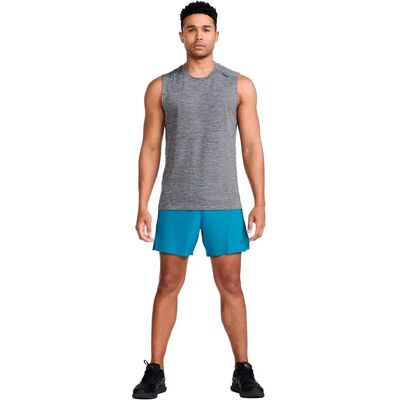 2xu T-shirt Sans Manches Motion Harbor Mist / Black S - Publicité 2xu T-shirt Sans Manches Motion Harbor Mist / Black S - Publicité