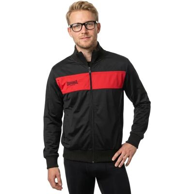 Lonsdale Sweat-shirt à Zip Alnwick Black / Red M - Publicité Lonsdale Sweat-shirt à Zip Alnwick Black / Red M - Publicité