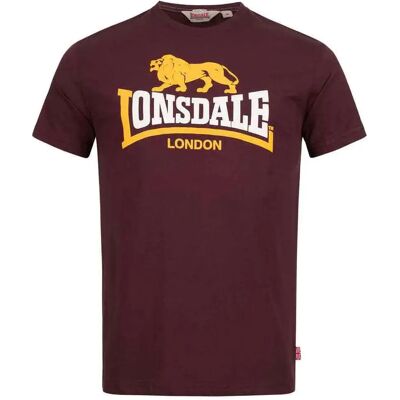 Lonsdale T-shirt à Manches Courtes Holmpton Oxblood L - Publicité Lonsdale T-shirt à Manches Courtes Holmpton Oxblood L - Publicité