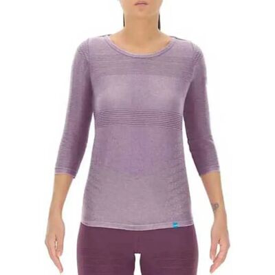 Uyn T-shirt à Manches Longues Natural Training Chinese Violet Melange XL - Publicité Uyn T-shirt à Manches Longues Natural Training Chinese Violet Melange XL - Publicité