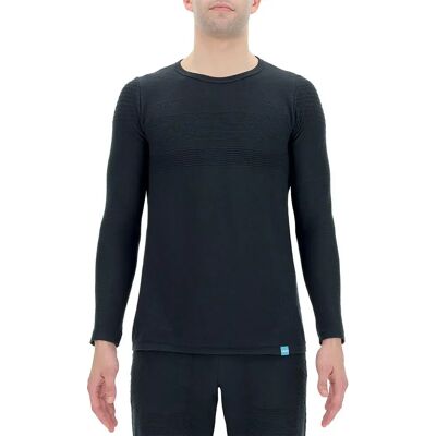 Uyn T-shirt à Manches Longues Natural Training Blackboard L - Publicité Uyn T-shirt à Manches Longues Natural Training Blackboard L - Publicité