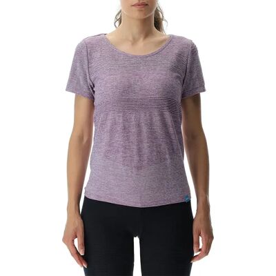 Uyn T-shirt à Manches Courtes Natural Training Chinese Violet Melange M - Publicité Uyn T-shirt à Manches Courtes Natural Training Chinese Violet Melange M - Publicité