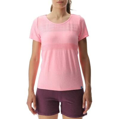 Uyn T-shirt à Manches Courtes Natural Training Pink Fluo Melange L - Publicité Uyn T-shirt à Manches Courtes Natural Training Pink Fluo Melange L - Publicité
