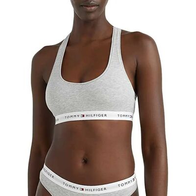Tommy Hilfiger Soutien-gorge De Sport Icon 2.0 Unlined Lette Light Grey Heather M - Publicité Tommy Hilfiger Soutien-gorge De Sport Icon 2.0 Unlined Lette Light Grey Heather M - Publicité