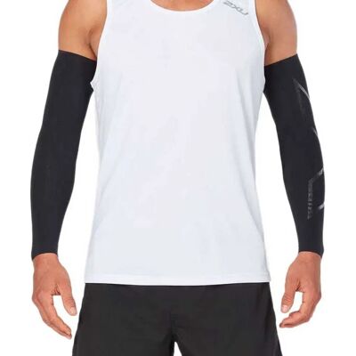 2xu Manchettes Force Compression Black / Nero XL - Publicité 2xu Manchettes Force Compression Black / Nero XL - Publicité