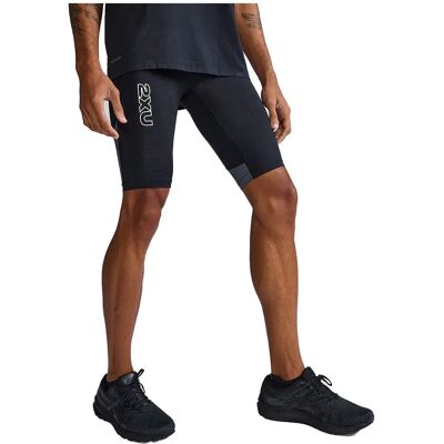 2xu Leggings Courts Light Speed React Compression Black / White Reflective XL - Publicité 2xu Leggings Courts Light Speed React Compression Black / White Reflective XL - Publicité