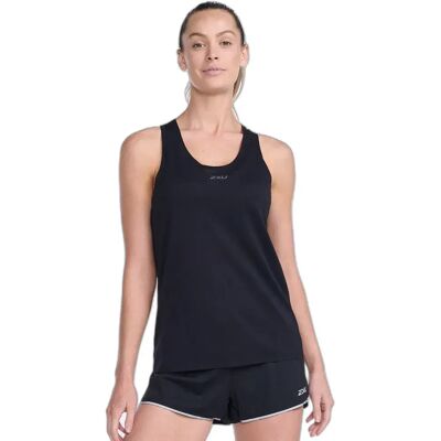 2xu T-shirt Sans Manches Light Speed Tech Black / Black Reflective XL - Publicité 2xu T-shirt Sans Manches Light Speed Tech Black / Black Reflective XL - Publicité
