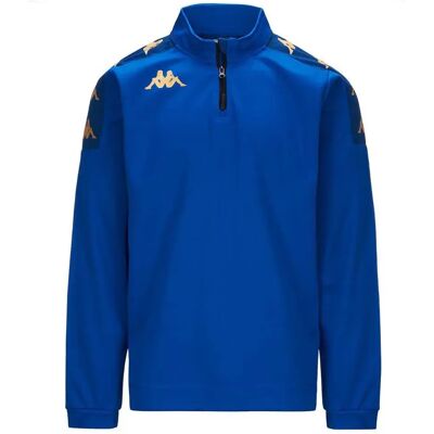 Kappa Gassolo Bleu Sweat à Capuche Slim Fit - Fleece Jumper - Publicité Kappa Gassolo Bleu Sweat à Capuche Slim Fit - Fleece Jumper - Publicité