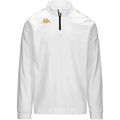 Kappa Sweat à Demi-zip Gassolo White S - Publicité Kappa Sweat à Demi-zip Gassolo White S - Publicité