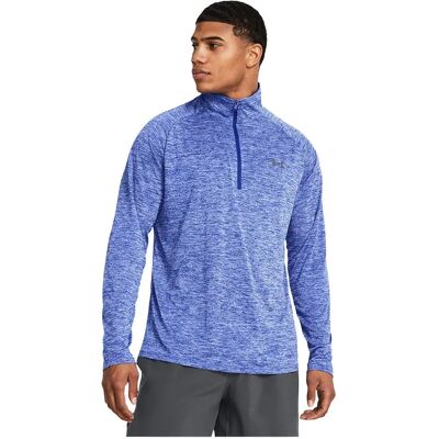 Under Armour T-shirt à Manches Longues Avec Demi-zip Tech™ 2.0 Royal / Graphite XL - Publicité Under Armour T-shirt à Manches Longues Avec Demi-zip Tech™ 2.0 Royal / Graphite XL - Publicité