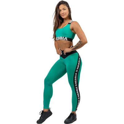 Nebbia Haut De Sport Maintien Moyen Criss Cross Iconic Green S - Publicité Nebbia Haut De Sport Maintien Moyen Criss Cross Iconic Green S - Publicité