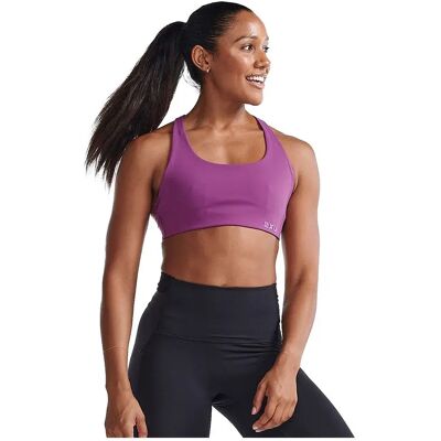 2xu Soutien-gorge De Sport Form Strappy Wood Violet / White M - Publicité 2xu Soutien-gorge De Sport Form Strappy Wood Violet / White M - Publicité