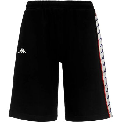 Kappa Short Surro Black / White Antique / Red XL - Publicité Kappa Short Surro Black / White Antique / Red XL - Publicité