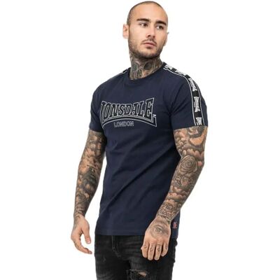 Lonsdale T-shirt à Manches Courtes Vementry Navy / Black / White 2XL - Publicité Lonsdale T-shirt à Manches Courtes Vementry Navy / Black / White 2XL - Publicité