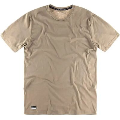 Under Armour T-shirt à Manches Courtes Tactical Cotton Tan S - Publicité Under Armour T-shirt à Manches Courtes Tactical Cotton Tan S - Publicité