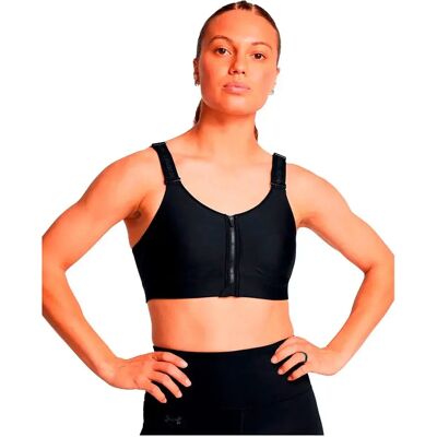 Soutien-gorge sport Under Armour Infinity High Zip - noir - L - Publicité Soutien-gorge sport Under Armour Infinity High Zip - noir - L - Publicité