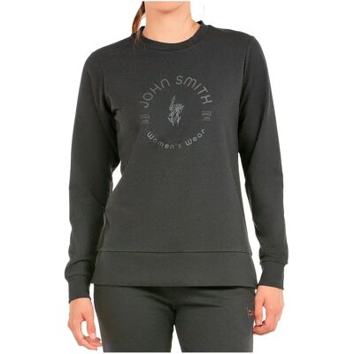 John Smith Sweat-shirt Izar Black S - Publicité John Smith Sweat-shirt Izar Black S - Publicité