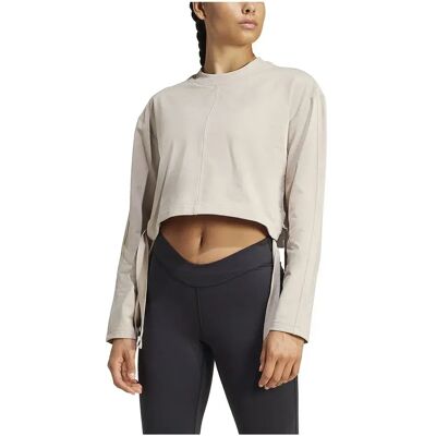 Adidas Sweat-shirt Yoga Cover Up Wonder Beige XS - Publicité Adidas Sweat-shirt Yoga Cover Up Wonder Beige XS - Publicité