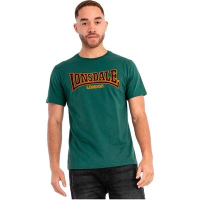 Lonsdale T-shirt à Manches Courtes Classic Bottle Green S - Publicité Lonsdale T-shirt à Manches Courtes Classic Bottle Green S - Publicité