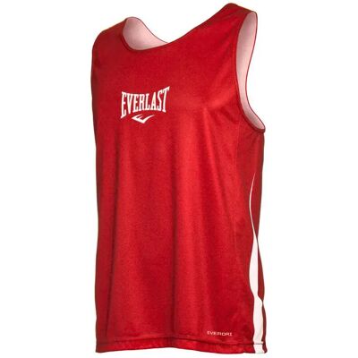 Everlast T-shirt Sans Manches Amateur Competition Red XS - Publicité Everlast T-shirt Sans Manches Amateur Competition Red XS - Publicité