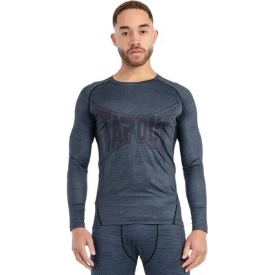 Tapout T-shirt à Manches Longues Hazelton Steel Blue / Black 2XL - Publicité Tapout T-shirt à Manches Longues Hazelton Steel Blue / Black 2XL - Publicité