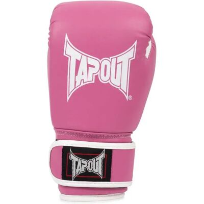Tapout Gants De Boxe En Cuir Synthétique Mundo Pink / White 04 oz - Publicité Tapout Gants De Boxe En Cuir Synthétique Mundo Pink / White 04 oz - Publicité