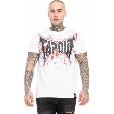 Tapout T-shirt à Manches Courtes Splashing White / Red / Black M - Publicité Tapout T-shirt à Manches Courtes Splashing White / Red / Black M - Publicité