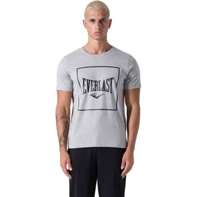 Everlast T-shirt à Manches Courtes Regular Fit Grey Melange S - Publicité Everlast T-shirt à Manches Courtes Regular Fit Grey Melange S - Publicité