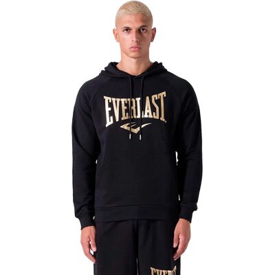 Everlast Sweat-shirt Unbrushed Fleece Logo Black / Gold XL - Publicité Everlast Sweat-shirt Unbrushed Fleece Logo Black / Gold XL - Publicité